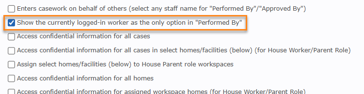Above screenshot shows the Show the currently logged-in work as the only option in 
